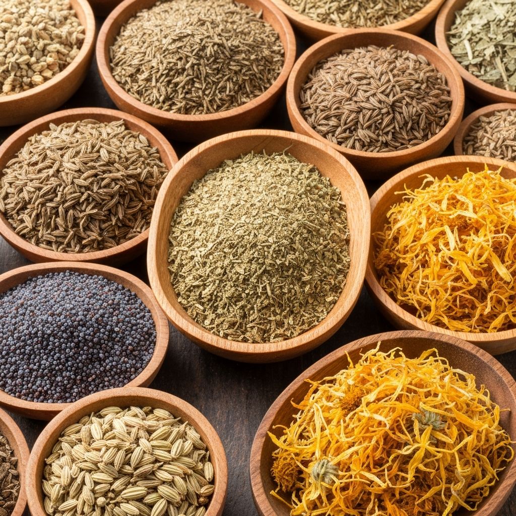 Kräuter und Samen